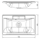 AM-LAV-750-MR-FP Раковина из искуственного мрамора - 2
