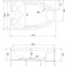Ванна акриловая Royal Bath Shakespeare Comfort 170x110 L с гидромассажем белый RB652100CM-L - 1