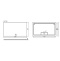 Зеркало Sancos Square 120х70 с подсветкой SQ1200 - 2