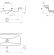 Мебельная раковина Бриклаер Cersanit Moduo slim 60 P-UM-MOD60SL/1 - 3