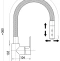 Смеситель для кухни Rav Slezak Colorado с гибким изливом хром - серый CO119.5/12 - 3