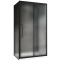 Душевой уголок Abber Schwarzer Diamant 100x90 профиль черный стекло матовое AG30100BMH-S90BM-S90BM - 5