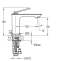 Смеситель для раковины Cezares City  CITY-F-LS-01-W0 - 1