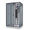 Душевая кабина Niagara Premium NG-6912-01GQR BLACK 120х80х210 правая, черная 69120134GQRBLACK - 0