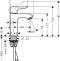 Смеситель Hansgrohe Metris 31088000 для раковины - 5
