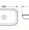 Мебельная раковина Cezares 60 см  CZR-ARE-60-LVB - 1