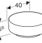 500.768.01.2 VariForm Раковина с установкой на столешницу круглой формы, D=40 см, без отв. под смеситель, без отв. перелива - 4