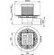 Душевой трап AlcaPlast   APV1321 - 0