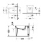 Duravit White Tulip Биде напольное 370x580х420 мм, с переливом, с 1 отв под смеситель, цвет: белый 2293100000 - 6