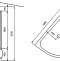 Душевая кабина Arcus  100x100 см  AS-113 - 4