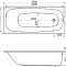 Ванна акриловая WHITECROSS Layla Slim 170x75 белый 0122.170075.100 - 4