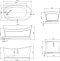 Акриловая ванна BelBagno BB32-CF36 - 2