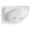 Ванна акриловая Excellent Aquaria Line 170x110 L с гидромассажем белый - хром WAEX.ARL17.LINE.CR - 0