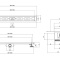 Душевой лоток Esbano Combi 60 хром матовый ESTRCOMNICE60MC - 1