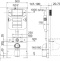 Комплект подвесного унитаза с инсталляцией Ceramica Nova Metropol с кнопкой Flat хром CN4002MB_1002CH_1000 - 5