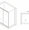 Душевой уголок RGW Passage PA-76-1B 180x100 профиль черный стекло прозрачное 350876180-14 - 2