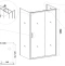 Душевой уголок Veconi Rovigo RV-046 130х70 см профиль хром  RV046-13070-01-C5 - 2