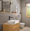 Смеситель для раковины Hansgrohe Rebris E с донным клапаном черный матовый 72581670 - 2