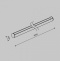 Крепление для треков-ремней Maytoni Accessories for system Parity TRA130SR-3B - 2