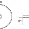 Раковина накладная BelBagno 36  BB1357 - 2