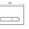 Кнопка смыва Esbano черный матовый  ESINOVL17MB - 1