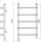 Полотенцесушитель электрический Domoterm Стефано П5 40x50, хром, L Стефано П5 400x500 EL - 3