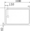 Поддон для душа Cezares Tray прямоугольный 110/90, акриловый TRAY-A-AH-110/90-15-W - 2