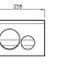 Комплект Jacob Delafon Struktura E21750RU-00 кнопка черная - 7