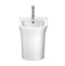 Duravit White Tulip Биде напольное 370x580х420 мм, с переливом, с 1 отв под смеситель, цвет: белый 2293100000 - 2