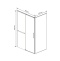 Душевой уголок Vincea Slim Soft 100х100 профиль черный стекло прозрачное  VSR-1SS1010CLB - 9
