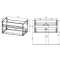Тумба под раковину Vincea Chiara 80 темное дерево VMC-2C800RO - 2