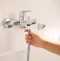 Смеситель для ванны с душем Hansgrohe Rebris S хром 72440000 - 4