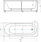 Акриловая ванна Акватек Оберон 180x80 слив слева OBR180-0000003 - 3