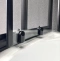 Душевой уголок Royal Bath ВК 120х80 R с поддоном профиль черный стекло прозрачное RB8120BK-T-BL-R - 3