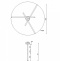 Подвесная светодиодная люстра Maytoni Technical Axis MOD106CL-L40G3K - 2