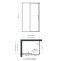 Душевой уголок Wasserkraft Lopau 120x90 L профиль хром стекло прозрачное 32S07L - 2