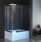 Душевой уголок Royal Bath BP 120х80 R с поддоном профиль хром стекло прозрачное RB8120BP-T-CH-R - 1