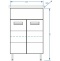 Тумба под раковину Stella Polar Фиора Уют 55 белый SP-00000212 - 3