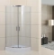 Душевой уголок BelBagno Uno 80 стекло текстурное  UNO-195-R-2-80-P-Cr - 0