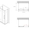 Душевой уголок Abber Schwarzer Diamant 170x90 профиль черный стекло матовое AG30170BMH-S90BM-S90BM - 4