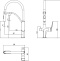 Смеситель Lemark Bronx LM3761GM для кухонной мойки, графит - 1