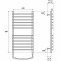 Полотенцесушитель водяной Point Альфа 40х80 хром PN05148S - 1