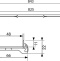 Решетка TECE TECEdrainline Plate 6 109 70 90х90 см под плитку угловая 610970 - 4