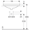 500.716.01.2 VariForm Раковина встраиваемая в столешницу овальной формы, 55х40 см, без отв. под смеситель, с отв. перелива - 1