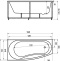 Акриловая ванна Акватек Пандора 160x75 L, с фронтальным экраном PAN160-0000038 - 4