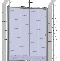 Душевая дверь в нишу BelBagno Uno BF 1 135 C Cr UNO-BF-1-135-C-Cr - 2