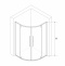 Душевой уголок RGW Stilvoll 06325388-14 80x80x200 профиль черный - 3