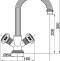 Смеситель Cezares Olimp LS2 03/24 Sw для раковины OLIMP-LS2-03/24-Sw - 2