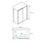 Душевой уголок RGW Classic CL-48-1 160x80 профиль хром стекло прозрачное 320948168-011 - 2