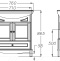 Тумба с раковиной Opadiris Омега 75 cлоновая кость - 5